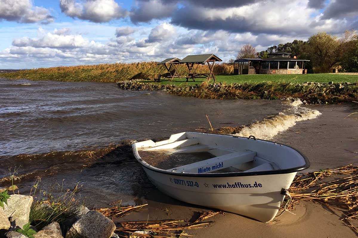 Das Haff Vom Meer Trennender Sandstreifen Haff-in-Sicht Ferienhaus am Stettiner Haff an der Ostsee